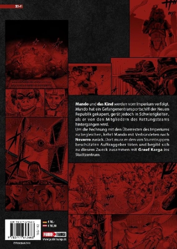 Buchcover und Innenansicht für das Buch: Star Wars: The Mandalorian (Manga) 04