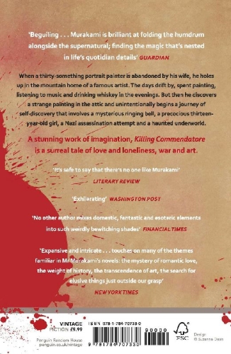 Buchcover und Innenansicht für das Buch: Killing Commendatore