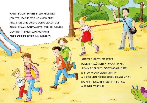 Buchcover und Innenansicht für das Buch: Leselöwen 2. Klasse - Mutgeschichten
