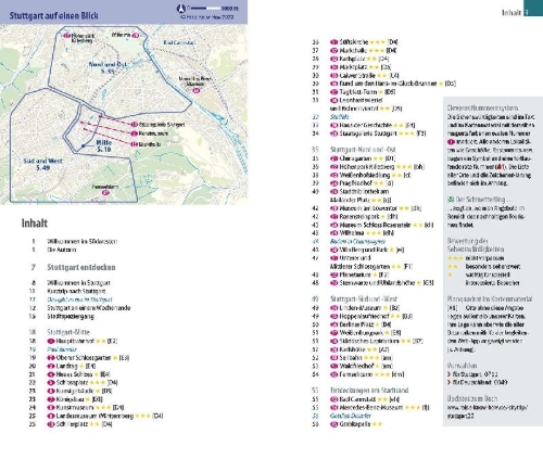 Buchcover und Innenansicht für das Buch: Reise Know-How CityTrip Stuttgart