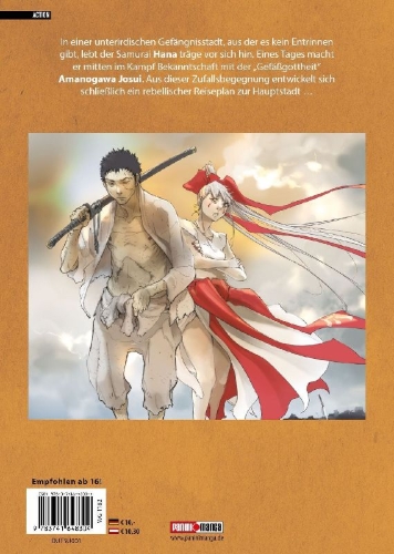 Buchcover und Innenansicht für das Buch: Utsuwagami - Die Gefäßgottheit aus der Dämmerung 01