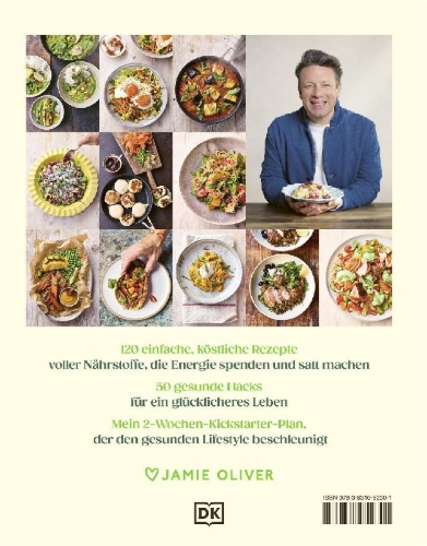 Buchcover und Innenansicht für das Buch: Eat Yourself Healthy