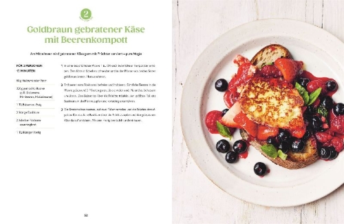 Buchcover und Innenansicht für das Buch: Eat Yourself Healthy