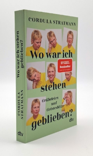 Buchcover und Innenansicht für das Buch: Wo war ich stehen geblieben?