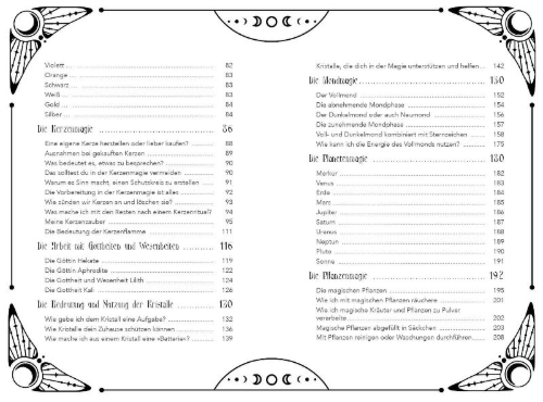 Buchcover und Innenansicht für das Buch: Dein Weg ins Reich der Magie