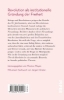 Buchcover und Innenansicht für das Buch: Über die Revolution