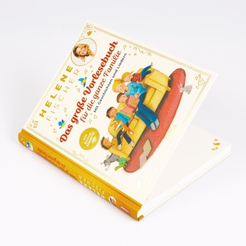 Buchcover und Innenansicht für das Buch: HELENE FISCHER: Das große Vorlesebuch für die ganze Familie mit Geschichten und Liedern