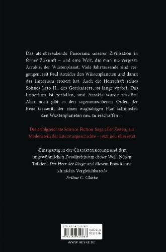 Buchcover und Innenansicht für das Buch: Chapterhouse - Dune