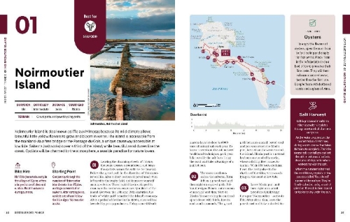 Buchcover und Innenansicht für das Buch: Lonely Planet Best Bike Rides France