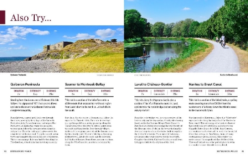 Buchcover und Innenansicht für das Buch: Lonely Planet Best Bike Rides France