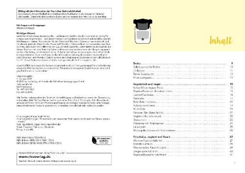 Buchcover und Innenansicht für das Buch: Aufstriche aus dem Monsieur Cuisine