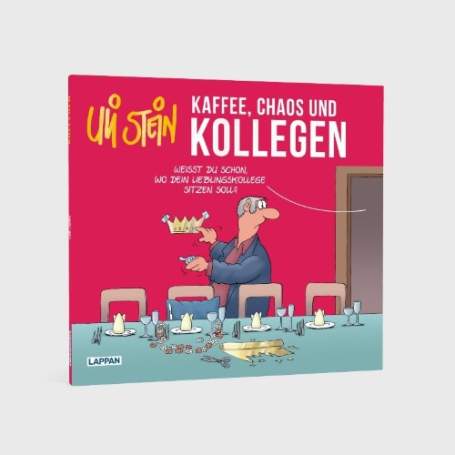 Buchcover und Innenansicht für das Buch: Uli Stein: Freizeit & Beruf: Kaffee, Chaos und Kollegen