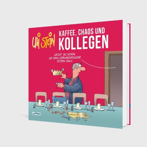 Buchcover und Innenansicht für das Buch: Uli Stein: Freizeit & Beruf: Kaffee, Chaos und Kollegen