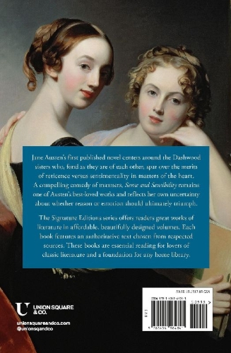 Buchcover und Innenansicht für das Buch: Sense and Sensibility