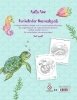 Buchcover und Innenansicht für das Buch: Malblock mit Glitzersteinchen: Mandalas