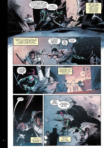 Buchcover und Innenansicht für das Buch: Teenage Mutant Ninja Turtles Splitter Collection 02