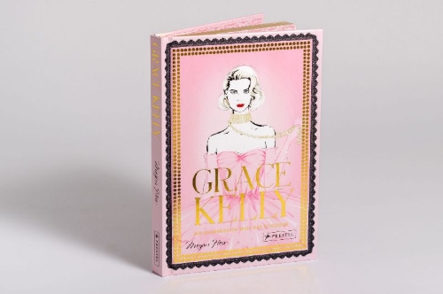 Buchcover und Innenansicht für das Buch: Grace Kelly. The Illustrated World of a Fashion Icon