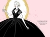 Buchcover und Innenansicht für das Buch: Grace Kelly. The Illustrated World of a Fashion Icon