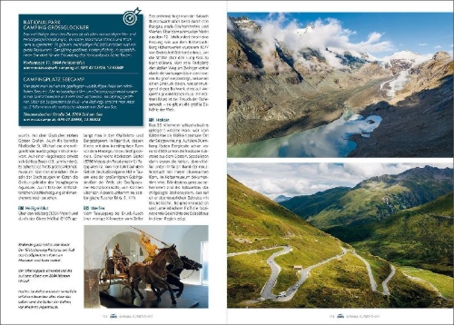 Buchcover und Innenansicht für das Buch: KUNTH Mit dem Wohnmobil durch Europa