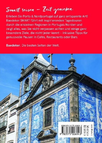 Buchcover und Innenansicht für das Buch: Baedeker SMART Reiseführer Porto & Nordportugal
