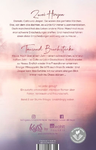 Buchcover und Innenansicht für das Buch: Nebelschimmer