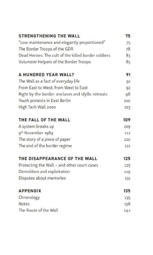 Buchcover und Innenansicht für das Buch: The Berlin Wall