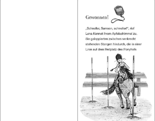 Buchcover und Innenansicht für das Buch: Ponyhof Apfelblüte (Band 19) - Du schaffst das, Prinz!
