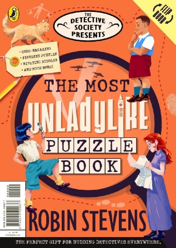 Buchcover und Innenansicht für das Buch: The Detective Society Presents: The Most Unladylike Puzzle Book