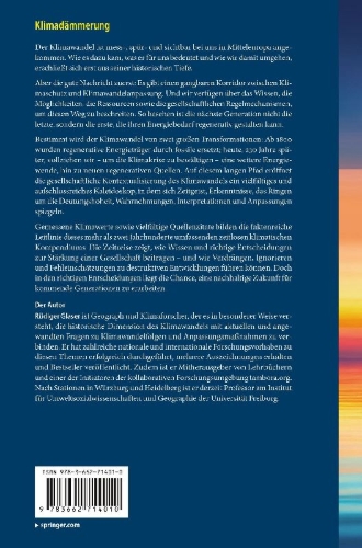 Buchcover und Innenansicht für das Buch: Klimadämmerung