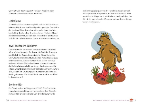Buchcover und Innenansicht für das Buch: Berlinerisch