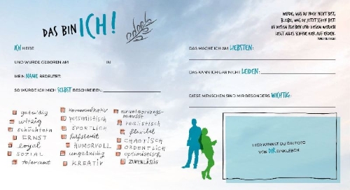 Buchcover und Innenansicht für das Buch: Meine Konfirmation - Erinnerungsalbum