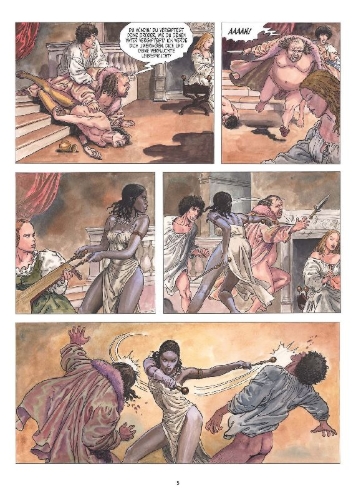 Buchcover und Innenansicht für das Buch: Borgia 4