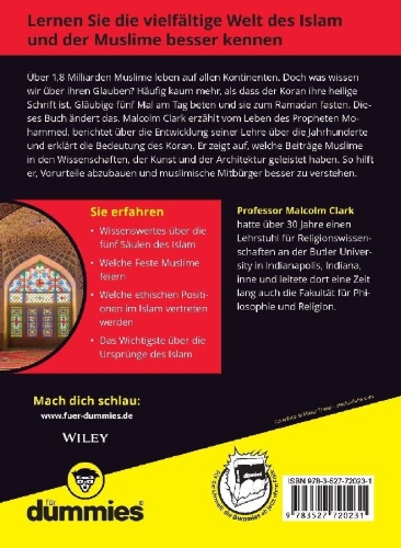 Buchcover und Innenansicht für das Buch: Islam für Dummies