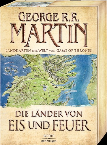 Buchcover und Innenansicht für das Buch: The Lands of Ice and Fire (Maps from King's Landing to Across the Narrow Sea)