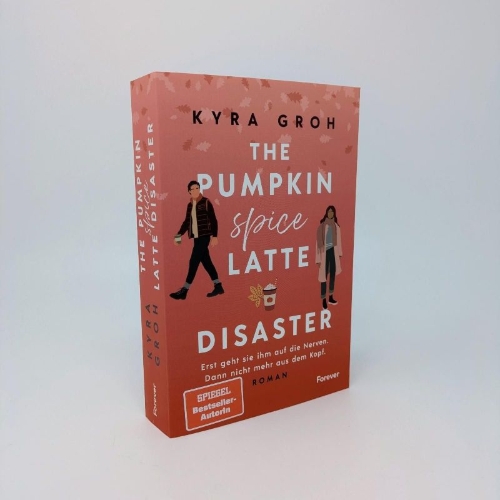 Buchcover und Innenansicht für das Buch: The Pumpkin Spice Latte Disaster