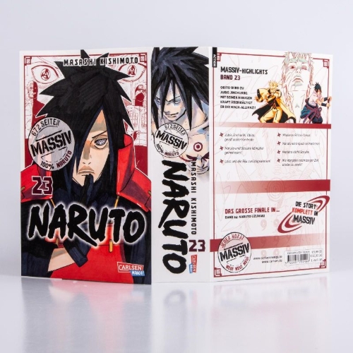Buchcover und Innenansicht für das Buch: NARUTO Massiv 23