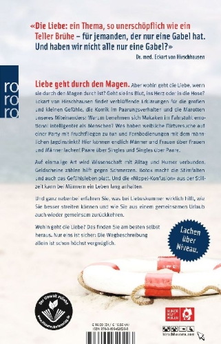 Buchcover und Innenansicht für das Buch: Wohin geht die Liebe, wenn sie durch den Magen durch ist?