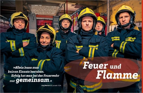 Buchcover und Innenansicht für das Buch: WAS IST WAS Feuerwehr. Mit vollem Einsatz