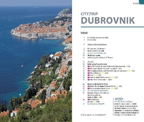 Buchcover und Innenansicht für das Buch: Reise Know-How CityTrip Dubrovnik