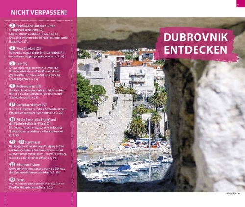 Buchcover und Innenansicht für das Buch: Reise Know-How CityTrip Dubrovnik