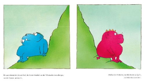Buchcover und Innenansicht für das Buch: Two Monsters