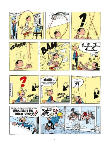Buchcover und Innenansicht für das Buch: Gaston - Hors-série Tome 6 - Lagaffe champion !