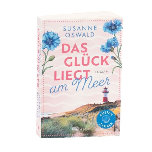 Buchcover und Innenansicht für das Buch: Das Glück liegt am Meer