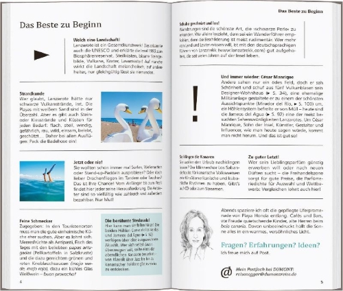 Buchcover und Innenansicht für das Buch: DUMONT direkt Reiseführer Lanzarote