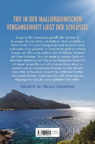 Buchcover und Innenansicht für das Buch: Mallorquinische Sühne