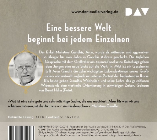 Buchcover und Innenansicht für das Buch: Wut ist ein Geschenk