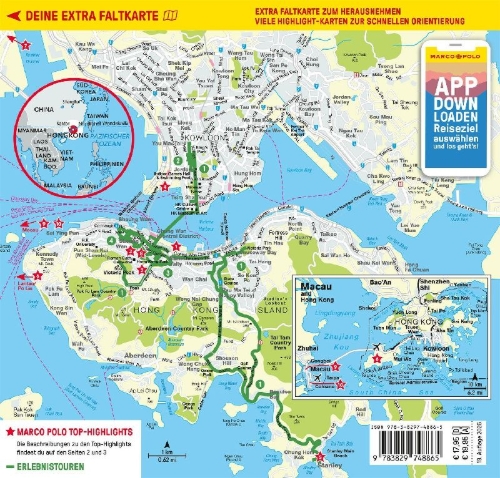 Buchcover und Innenansicht für das Buch: MARCO POLO Reiseführer Hongkong, Macau