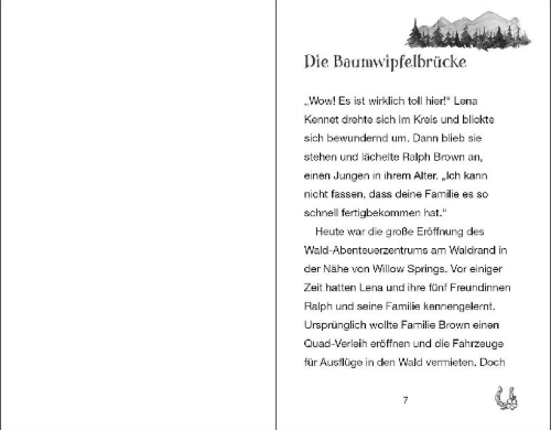 Buchcover und Innenansicht für das Buch: Ponyhof Apfelblüte (Band 24) - Hannahs großer Sprung