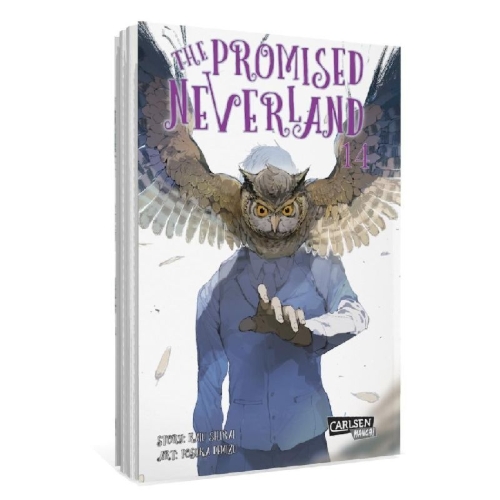 Buchcover und Innenansicht für das Buch: Yakusoku no Neverland