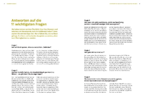 Buchcover und Innenansicht für das Buch: Das Spar-Set